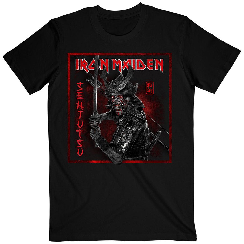 IRON MAIDEN アイアンメイデン (結成 50周年 ) - Senjutsu Cover Distressed Red / Tシャツ / メンズ - PGS